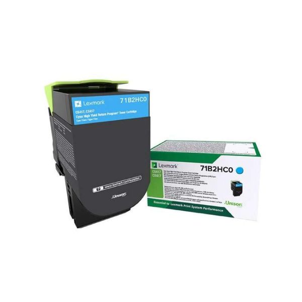 Original Lexmark Cx 517 De (71B2HC0) Toner Cyan-image