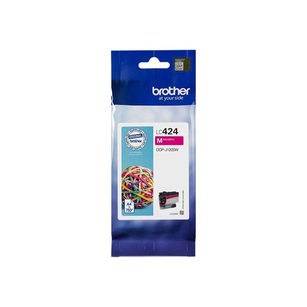Original Brother DCP-J 1200 W (LC-424M) Druckerpatrone Magenta-image
