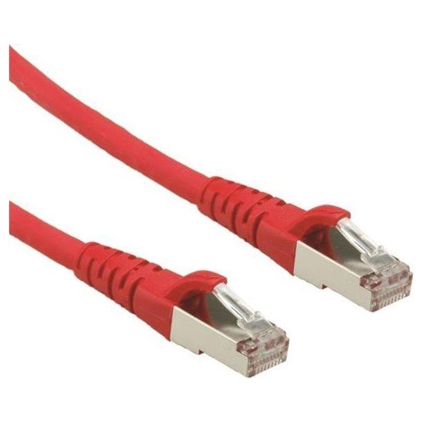 Roline - Patch-Kabel - RJ-45 (M) Bis RJ-45 (M) - 15 M - Sftp - Cat 6A - Rot (21.15.2818)-image