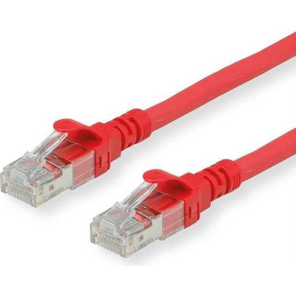 Roline - Cavo Patch - RJ-45 (M) Bis RJ-45 (M) - 20 M - Utp - Cat 6A - Alogeno, Protetto, Verseilt - Rot (21.15.2719-image