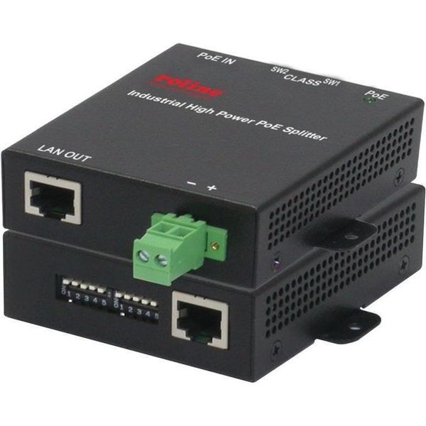 Roline 21.13.1173 - Gigabit Ethernet - 10,100,1000 Mbps - Ieee 802.3Af, Ieee 802.3At - Cat5, Cat6 - Nero - Sovracorrente-image