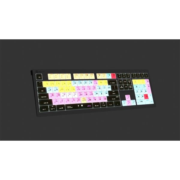 Logickeyboard Astra 2 Tastatur Usb Qwertz Englisch Schwarz (LKB-PT-A2M-DE)-image