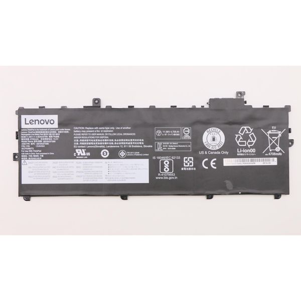 Lenovo Lg Chem - Batteria Per Computer Portatile - Ioni Di Litio - 3 Celle - 4920 Mah - 57 Wh - Fru - Per Thinkpad X1 Carbon (5A Generazione)-image
