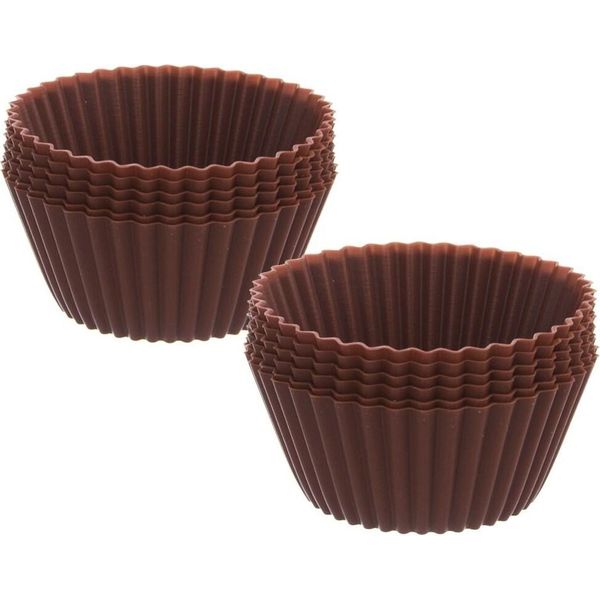 Orion Teglia Per Muffin Teglia Per Muffin Teglia Per Muffin Teglia In Silicone Stampi Per Cupcake Muffins 12 Pezzi-image