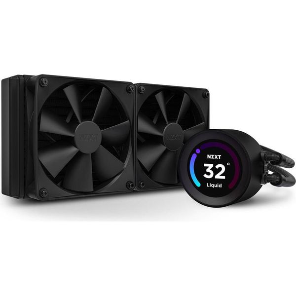 Nzxt Kraken Elite 240 Processor All-In-One Liquid Cooler 12 Cm Nero 1 Pezzo(I) (RL-KN24E-B1)-image