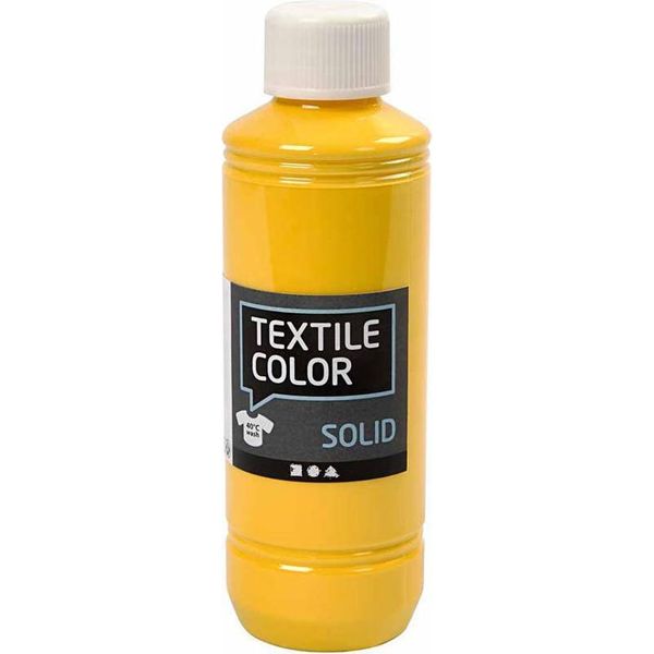 Textile Color Vernice Coprente Per Tessuti - Giallo, 250Ml-image