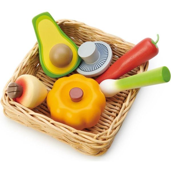 Cestino Per Verdure In Legno Tender Leaf - Playset Per Bambini-image