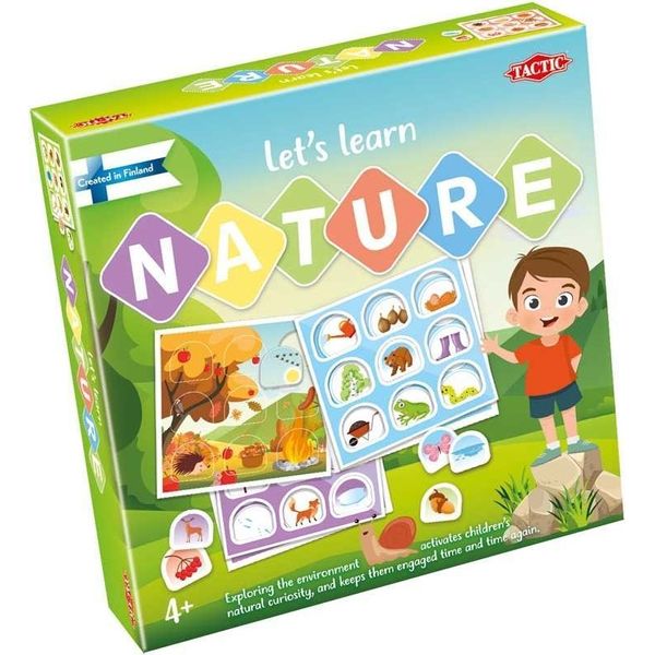 Gioco Didattico Natura - Gioco Educativo Per Bambini Multicolore-image