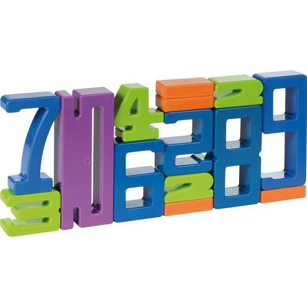Eduplay 120780 Costruzioni Numeriche Da 1 A 10 In 4 Colori, Alcuni Numeri Inclusi Più Volte, Multicolore, 17 Pezzi (1 Set)-image