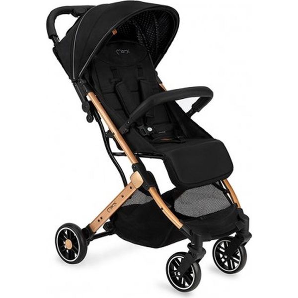 Momi Estelle Passeggino - Leggero, Ammortizzato 4 Ruote, Valigia - Nero-image