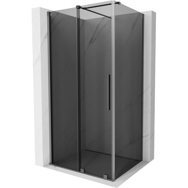 Mexen Velar Cabina Doccia Scorrevole 90 X 100 Cm, Grafite, Gun Metal - 871-090-100-41-95-image