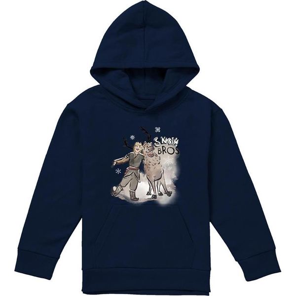Frozen - Felpa Con Cappuccio "Snow Bros"" Per Bambini TV22961 (152-158) (Navy)"-image
