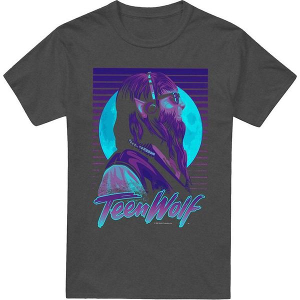 Teen Wolf - Maglietta Da Uomo/Donna Unisex, Screziata TV23132 (M) (Antracite)-image