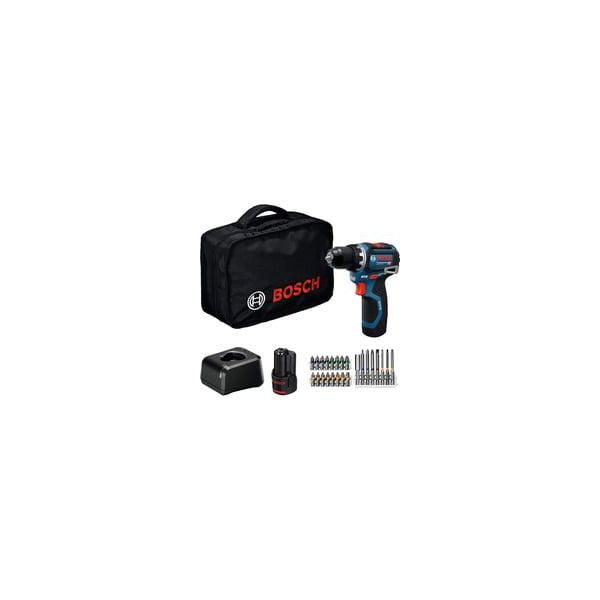 Akku-Bohrschrauber Gsr 12V-32 Professional, 12Volt Blau/Schwarz, 2X Li-Ionen Akku 2,0Ah, 24-Teiliges ZubehöR-Set, Werkzeugtasche-image