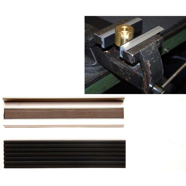 Bgs 3044 Ganasce Di Protezione Della Morsa | Alluminio | Larghezza 125 Mm | 2 Pz.-image