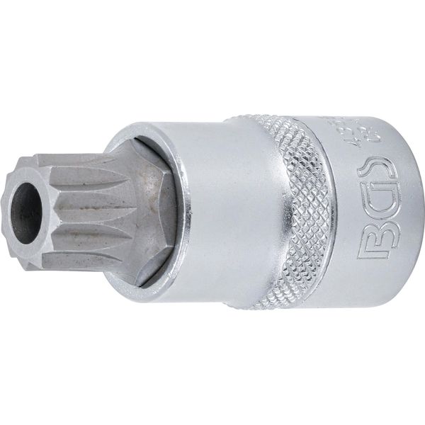 Bgs Bit Presa Quadra 12,5 Mm (1/2") Interno Multidente (Per Xzn) Con Foro M16 - 4356"-image