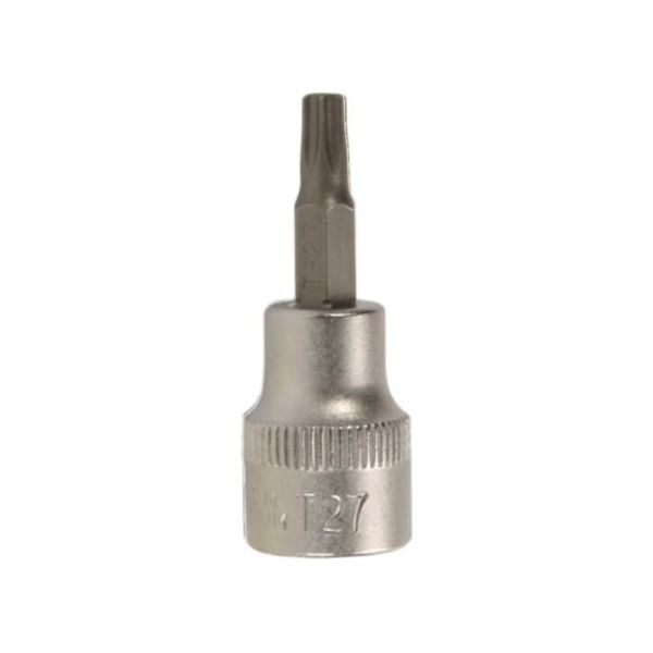 Bgs Bit Presa Quadra 10 Mm (3/8") Profilo T (Per Torx) Con Foro T27 - 2573"-image