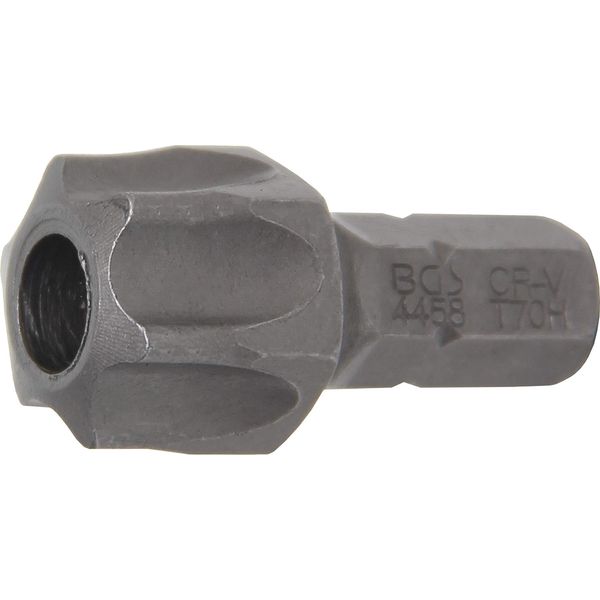 Bgs Bit Drive Esagono Esterno 8 Mm (5/16") Profilo T (Per Torx) Con Foro T70 - 4458"-image