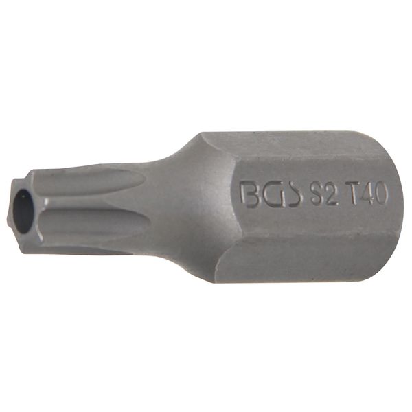 Bgs Bit Drive Esagono Esterno 10 Mm (3/8") Profilo T (Per Torx) Con Foro T40 - 4640"-image