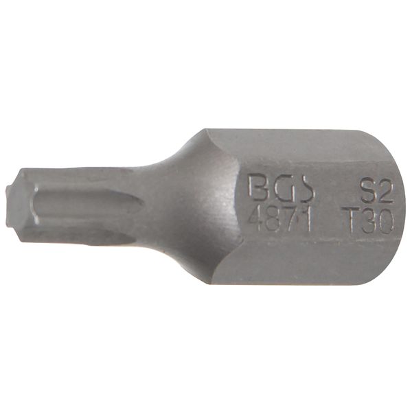 Bgs Bit Drive Esagono Esterno 10 Mm Profilo A T (Per Torx) T30-image