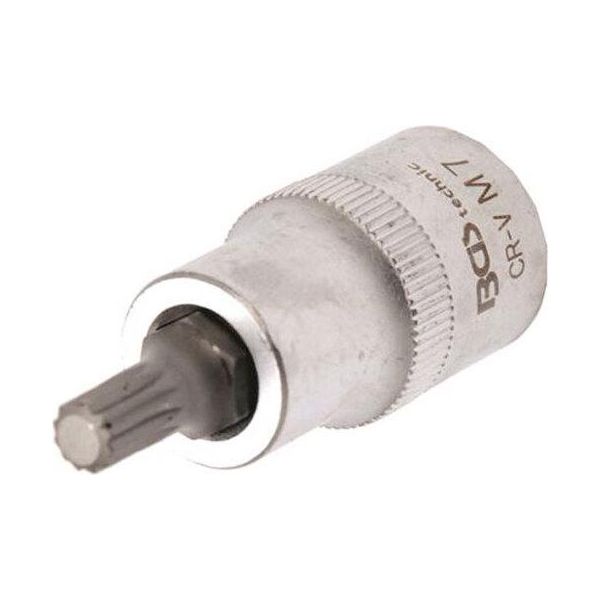 Bgs Bit Presa Quadra 12,5 Mm (1/2") Interno Multidente (Per Xzn) M7 - 4355"-image