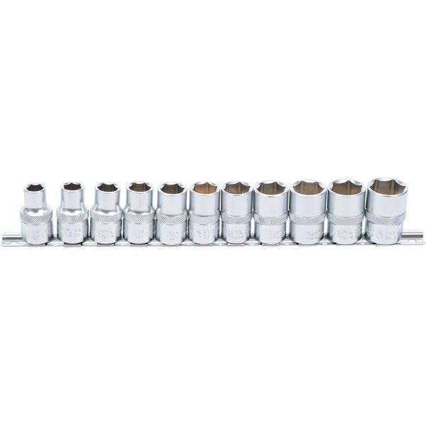 Bgs Set Di Chiavi A Bussola Esagonali A Trazione Quadrata 12,5 Mm (1/2") Sw 10 - 21 Mm 11 Pezzi - 9106"-image