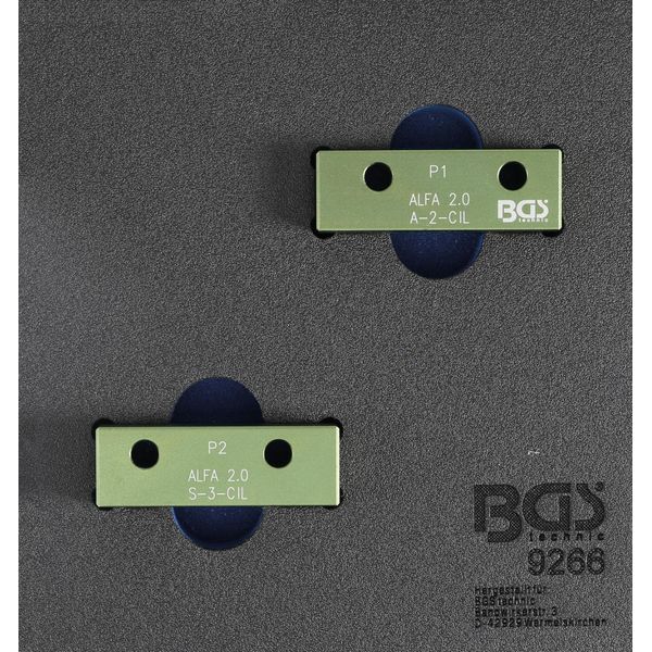 Bgs Inserto Carrello Officina 1/6: Set Di Utensili Per Il Bloccaggio Dell'albero A Camme Per Alfa Romeo 2.0L 16V Jts - 9266-image