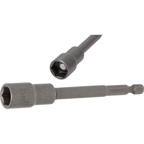 Bgs Chiave A Bussola Esagonale Extra Lunga Per Trapani Esagono Esterno 6,3 Mm (1/4") Sw 11 Mm - 2767"-image