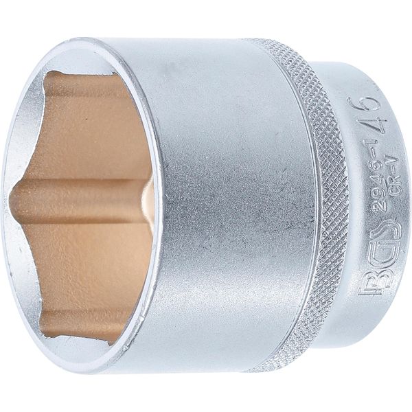 Bgs 2946-1 | Chiave A Bussola Esagonale | 12,5 Mm (1/2") | Sw 46 Mm | Cv Acciaio"-image