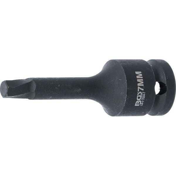 Bgs Estrattore Di Viti Con Attacco Quadro 12,5 Mm (1/2") Per Attacco Esagonale Difettoso 7 Mm - 7004-7"-image