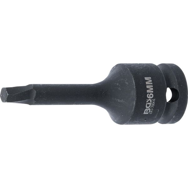 Bgs Estrattore Di Viti Con Attacco Quadro 12,5 Mm (1/2") Per Attacco Esagonale Difettoso 6 Mm - 7004-6"-image