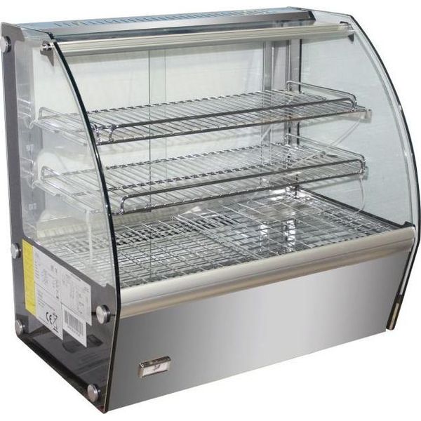 Vetrina Riscaldata Da Tavolo Combisteel Da 100 Litri - Espositore Per Snack Bar, Apparecchio Da Tavolo-image