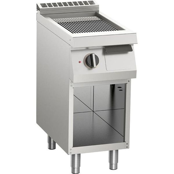 Piastra Grill Elettrica Kbs, Scanalata, Cromata 5,4 Kw 1 Zona Di Riscaldamento, Sottostruttura Aperta-image