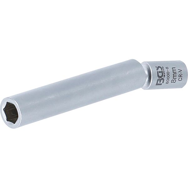 Bgs Presa Per Candelette E Candele Con Attacco Quadro 6,3 Mm (1/4") Sw 8 Mm - 80000-8"-image