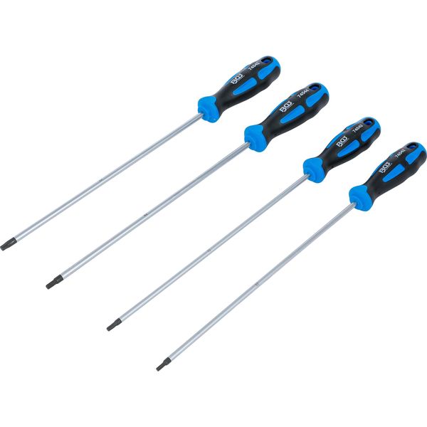 Set Di Cacciaviti | Extra Lunghi | Profilo A T (Per Torx) | T15 - T30 | 4 Pz.-image