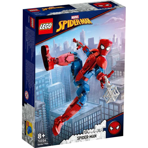 Lego Marvel Spider-Man, Giocattolo D'azione Completamente Articolato, Action Figure Da Collezione Del Supereroe, Gadget Per I Fan Dei Film, Regalo Per Ragazzi E Ragazze 76226-image