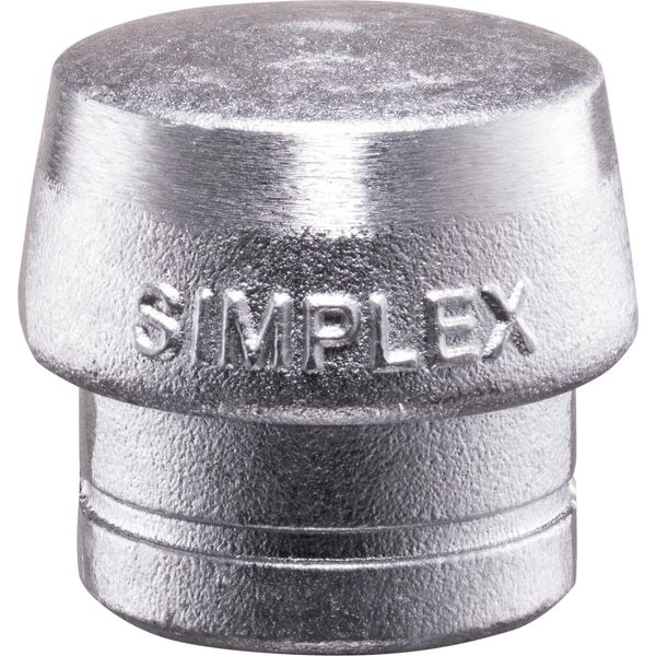 Testa Del Martello A Faccia Morbida Testa Simplex Ø 50 Mm Metallo Morbido Argento Duro Halder-image