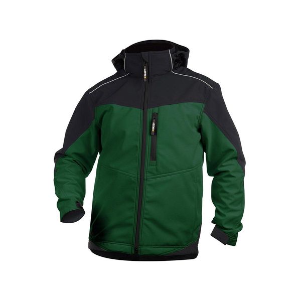 Dassy® Jakarta Giacca Softshell Bicolore Bottle Green/Black Taglia 3XL Lunghezza: Standard-image