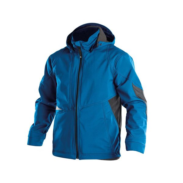 Dassy® Gravity Giacca Softshell Azur Blue/Anthracite Grey Taglia L Lunghezza: Standard-image