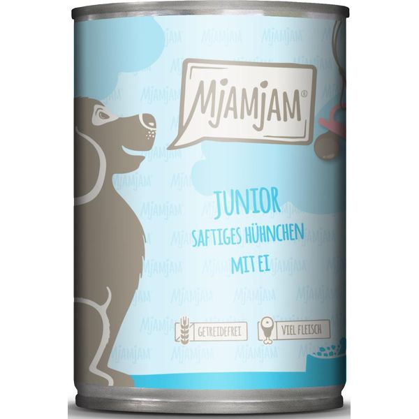 Mjamjam Succulento Pollo Con Uova Junior 400Gx6-image