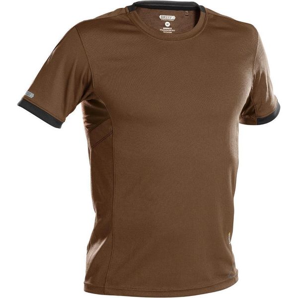 Dassy® Nexus T-Shirt Lehmbraun/Anthrazitgrau Taglia Xs Lunghezza: Standard-image