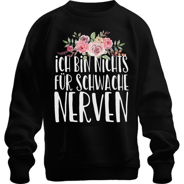 I'm Not For The Faint Hearted Funny Saying Statement Fun Felpa Unisex Pullover, Nero, M-image