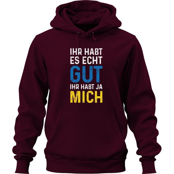 Hai Proprio Ragione Mi Hai Fatto Dire Sarcasmo Dichiarazione Felpa Con Cappuccio Unisex, Bordeaux, Xxl-image