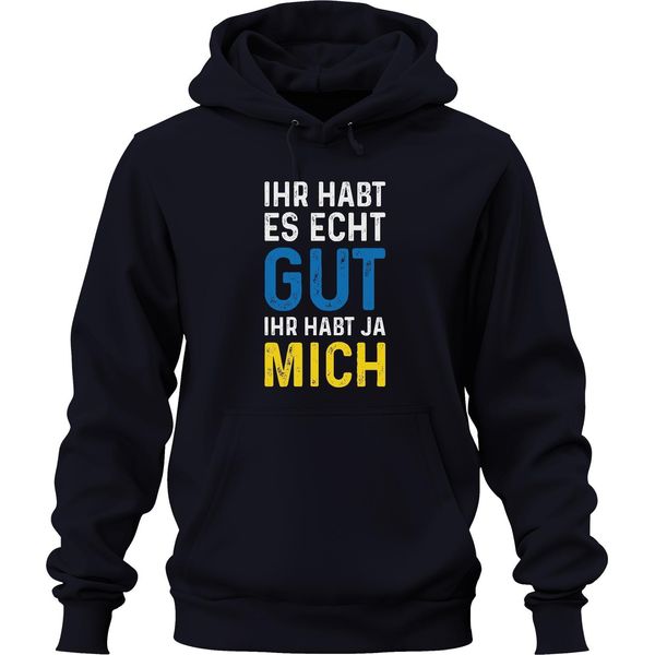 Hai Proprio Ragione Mi Hai Fatto Dire Sarcasmo Dichiarazione Felpa Con Cappuccio Unisex, Marina, S-image