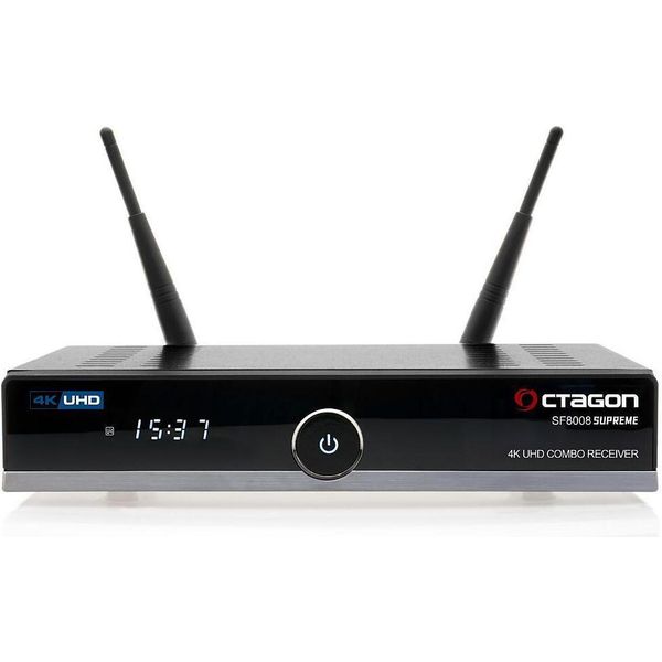 Octagon SF8008 4K Combo Supreme Uhd E2 DVB-S2X & DVB-C/T2 Ricevitore Pvr Linux Con Wifi Dual Band 2,4/5G + Ssd M.2 Da 250 Gb-image