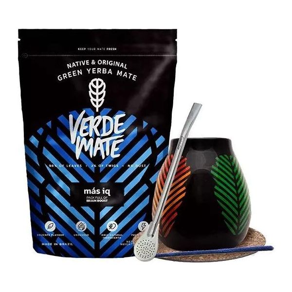 Set Iniziale Bombilla Mate Mug + Yerba Mate Verde Iq-image