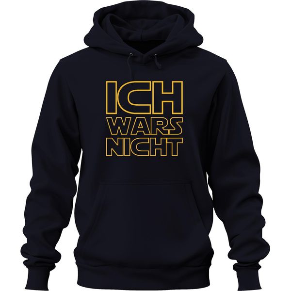 Non Sono Stato Io Sci Fi Geek Nerd Humour Idea Regalo Parodia Divertente Felpa Con Cappuccio Unisex, Navy, Xxl-image