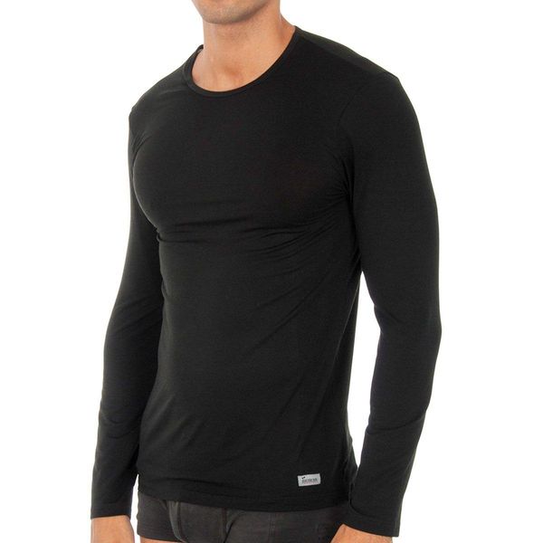 T-Shirt Abanderado Thermal Tech A Maniche Lunghe Da Uomo 041Z-image