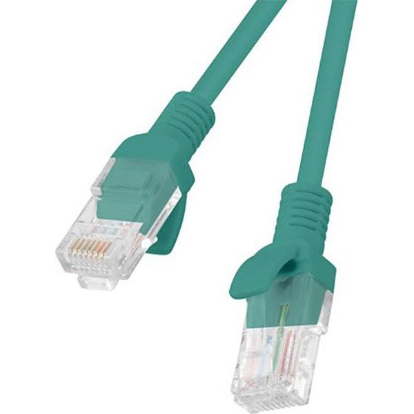 Lanberg Patchcord KAT.5E Utp 2M Zielony Fluke Passed Lanberg 10-PACK-image