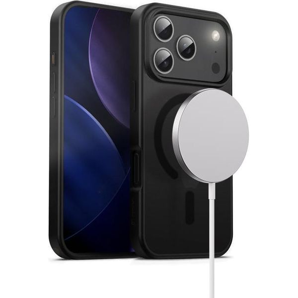 Crong Case Magsafe Iphone 17 Pro Black Hybrid-image